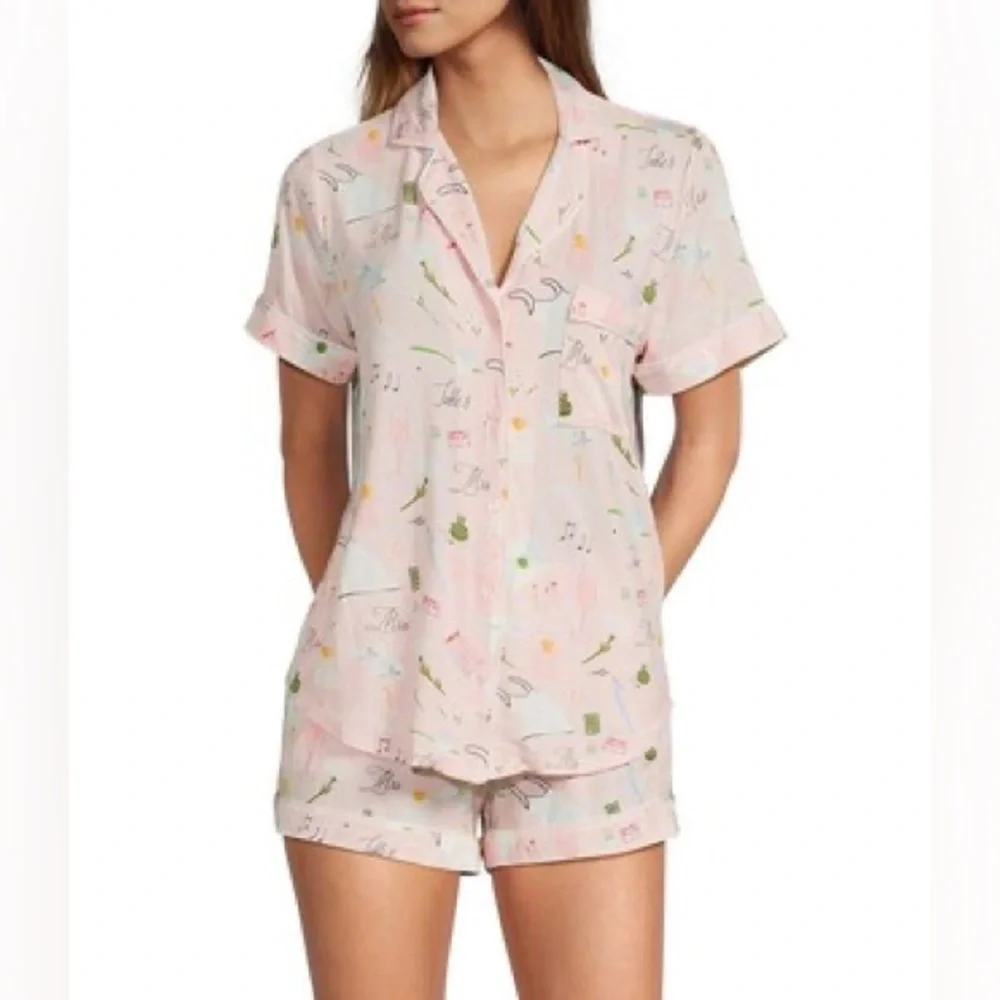 Kate Spade With Love Shorty Bridal Pajama Set - Picture 2 of 11